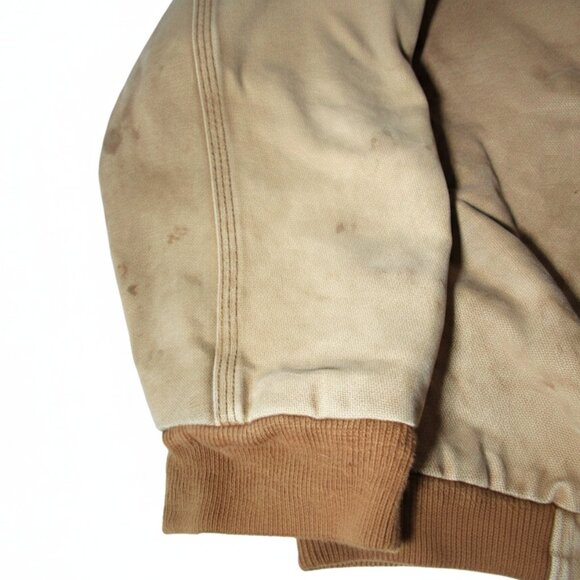 Vintage Baggy Carhartt Duck Canvas Streetwear Jacket L/XL Distressed Work Grunge - Picture 11 of 11